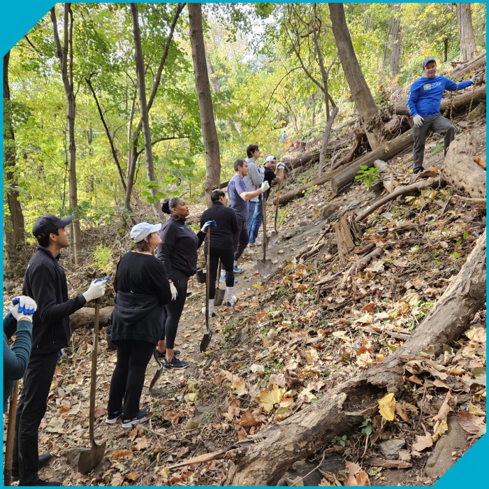 XTX Markets supports charities close to our offices, including volunteering to plant trees in New York City parks. XTX Markets supports charities close to our offices, including volunteering to plant trees in New York City parks.